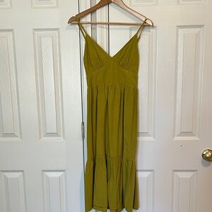 Green Linen Sundress